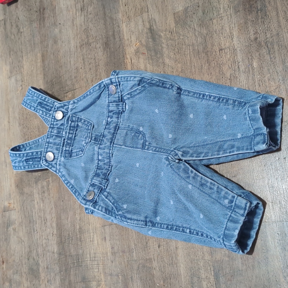 EUC Baby Girl Overalls Size 0-3 Months *M12